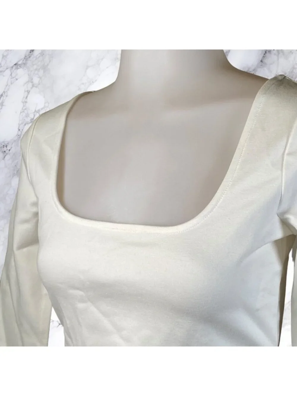 Lovers and Friends Devyn Crop Top in Ivory